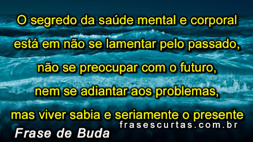 frases de Buda sobre segredo da saúde mental e corporal