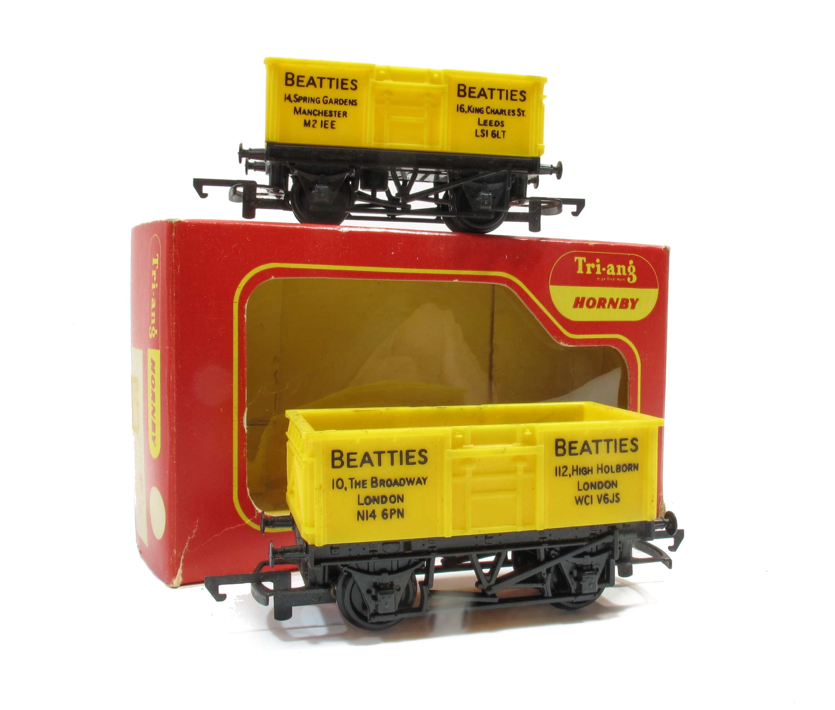 R244 Beatties wagons made by Tri-ang Hornby
