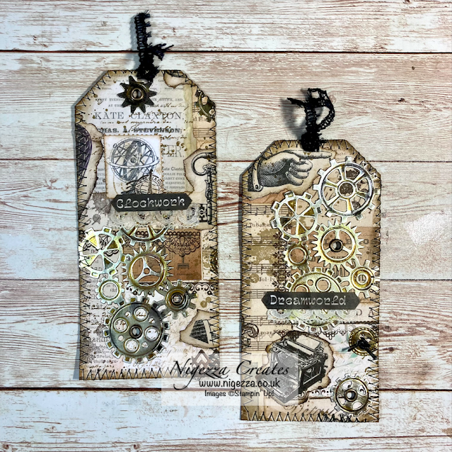 Let's Make Some Steampunk Tags & Journaling Cards With Our Masterboard