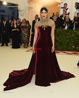 Priyanka Chopra in Maroon Velvet Gown at 2018 MET Costume Insute Gala ~  Exclusive 09.jpg