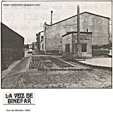 Báscula municipal de Binéfar en Avenida el Pilar