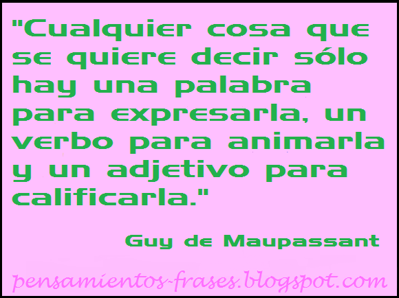 frases de Guy de Maupassant