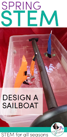 Design and create a sailboat - Spring STEM challenge. #stemeducation from Meredith Anderson - Momgineer