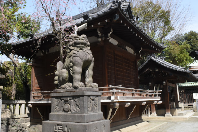 牛嶋神社　狛犬