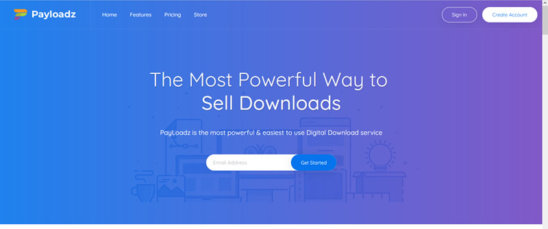 PayLoadz platform for selling digital products