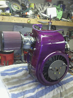 engine complete - it even has a purple spark plug wire