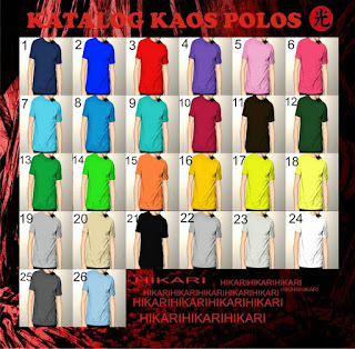 Jual KAOS POLOS COTTON COMBED 30S