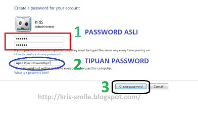 Cara memberi password komputer PC laptop-Notebook windows 74