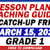 GRADE 1 TEACHING GUIDES FOR CATCH-UP FRIDAYS (MARCH 15, 2024) FREE DOWNLOAD