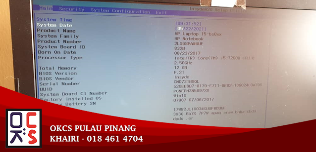 SOLVED : KEDAI REPAIR LAPTOP BATU KAWAN | HP 14-BS538TU SLOW AND HANG