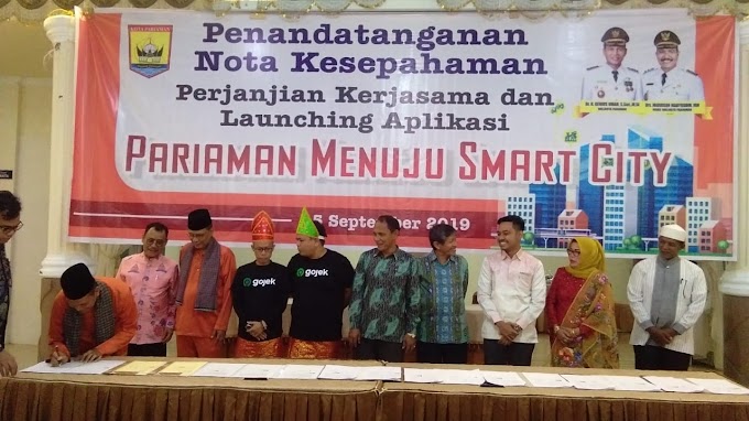 Pemerintah Kota Pariaman Resmi Melounching Aplikasi Pariaman Menuju Smart City