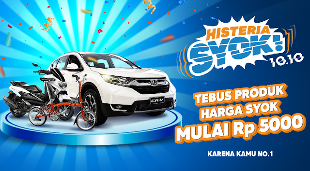 Asyiknya HARBOLNAS di Blibli, Bisa Dapat Honda CR-V Seharga 50 Juta!