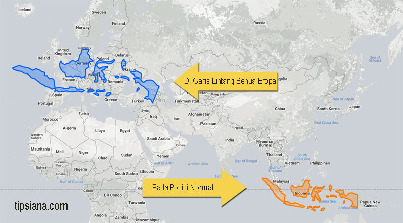 Inilah Ukuran  Luas Indonesia  Sebenarnya Dibanding Negara 