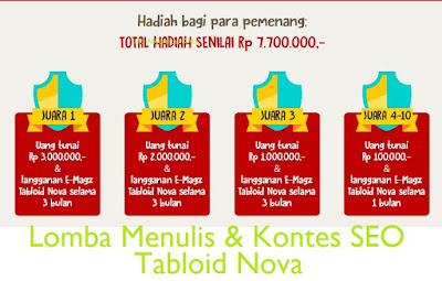 Kontes SEO Terbaru, Lomba Blog Terbaru, Lomba Menulis Terbaru