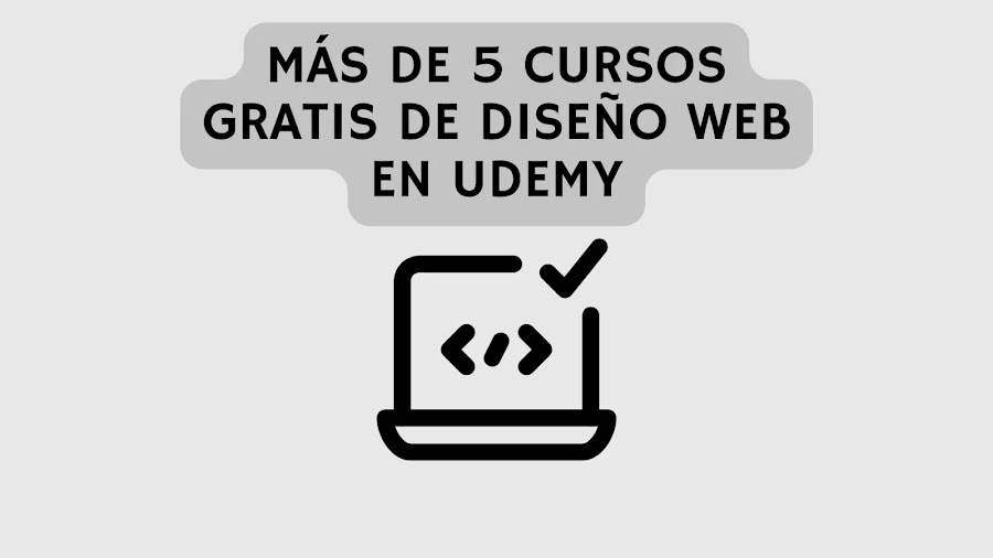 Cursos de diseño web en Udemy