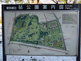 砧公園案内図