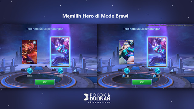 Mode Brawl | Memilih hero