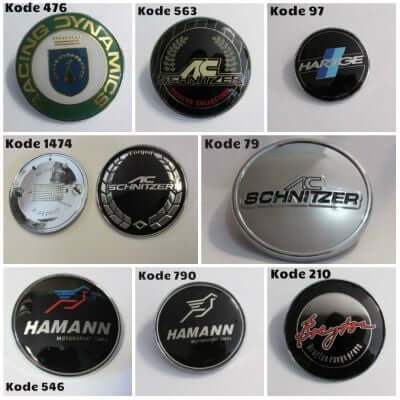 Emblem Kap Mesin dan Bagasi BMW