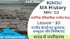 MHI-10, Lesson-10, उत्तर भारत में प्रारंभिक ऐतिहासिक नगरीय केन्द्रों का पुरातत्व : अभ्युदय और विशेषताएं || The E Nub ||