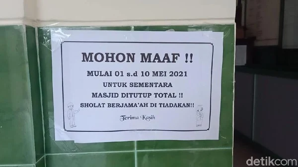 Imam-Takmirnya Meninggal Kena Corona, Satu Masjid di Sragen Ditutup