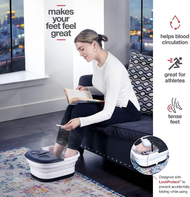 Foot Bath Automatic Feet Soaking Electric Massage