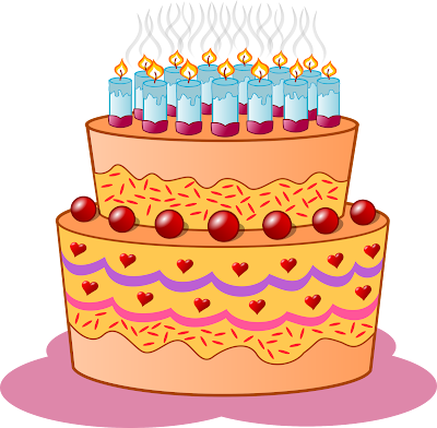 birthday cake clipart easy 