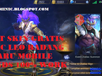 Script Gratis Skin Zodiac Leo Badang Mobile Legends Terbaru