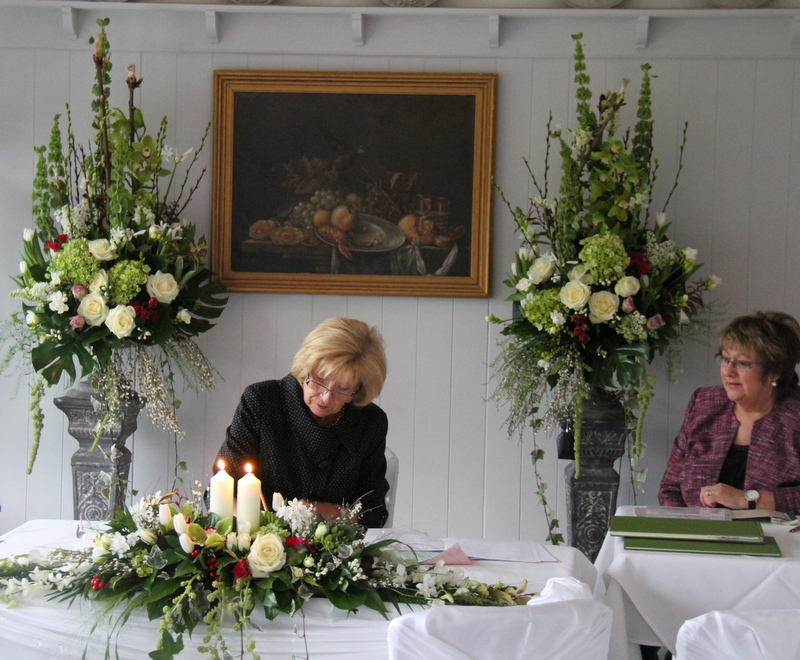 The Wedding bouquet was a