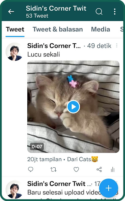 hasil repost video twitter tanpa retweet