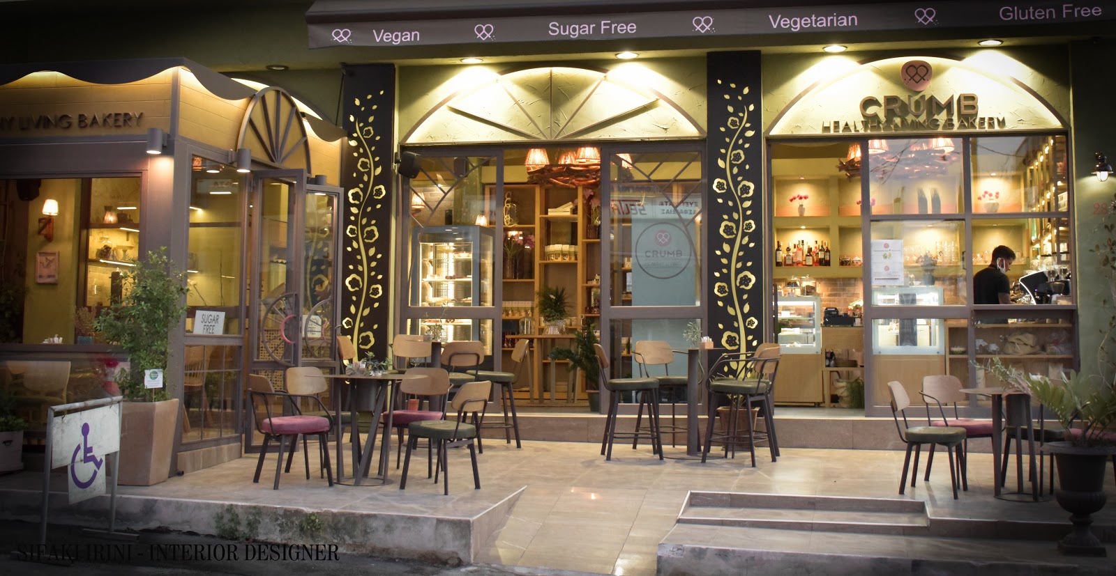 INTERIOR DESIGN - CRUMB HEALTHY LIVING BACERY