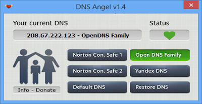 حجب المواقع الإباحية Dns Angel