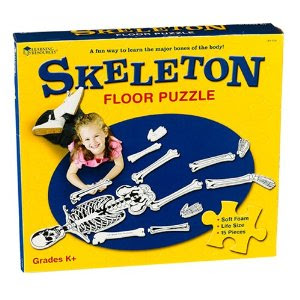 Pre-kindergarten toys - Skeleton Floor Puzzle