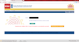 You are ready, Click on "Download your e-Aadhaar"