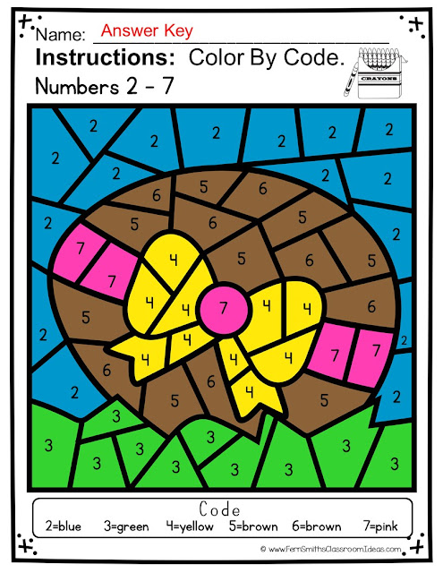 Your students will adore these Easter Color By Numbers worksheets while learning and reviewing important 1 - 9 number and teen number skills at the same time! You will love the no prep, print and go ease of these printables. As always, answer keys are included. TEN Color By Code Easter Math Know Your Numbers and Know Your Teen Numbers, a Color By Numbers Printables for some Easter and Spring Fun in your Classroom! Ten adorable matching Easter Color By Number worksheets and ten ANSWER KEYS for Easter. Perfect for your Kindergarten class during Spring for your countdown to the end of the year! Terrific for review and rti small groups.