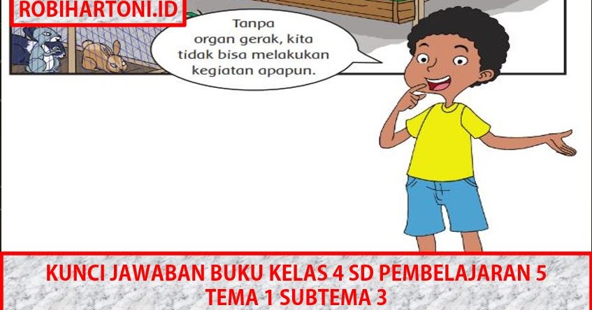 Kunci Jawaban Buku Kelas 5 SD Pembelajaran 1 Tema 1 