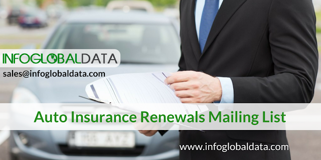 Auto Insurance Renewals Mailing List