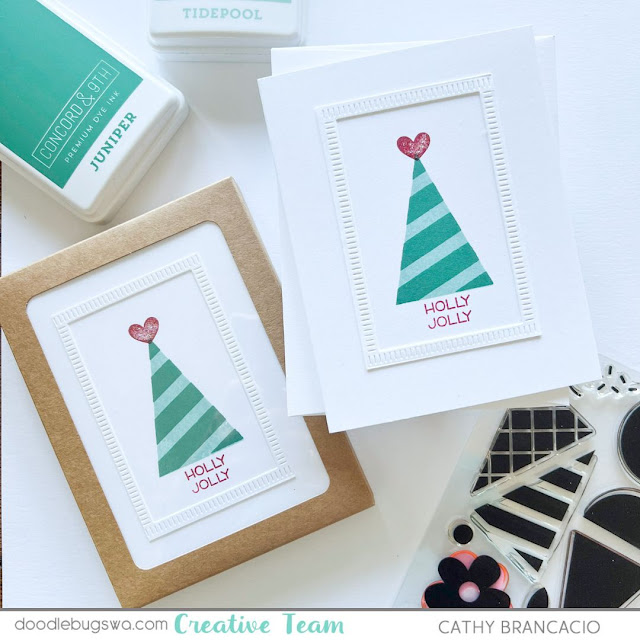 Easy Mass Produced Christmas Cards with Concord and 9th Pretty Sweet Set