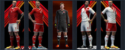 Denmark National Football Team kits 16-17