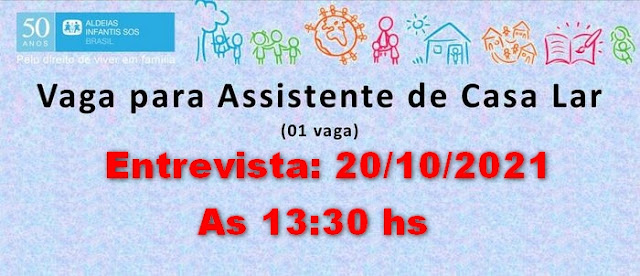 Vaga para Assistente em Casa Lar de Capão da Canoa