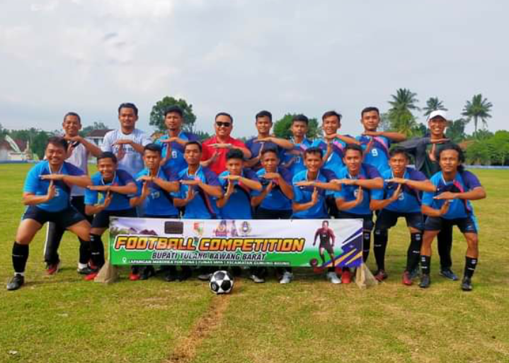 Tim Sepakbola TbT Berkarya Raih 3 Poin Dalam Turnamen Bupati Cup