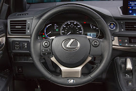 Interior view of 2016 Lexus CT 200h F-SPORT