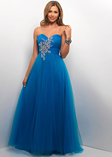 Blue Prom Dresses 2013