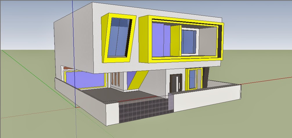  Desain  Rumah  Sketchup 