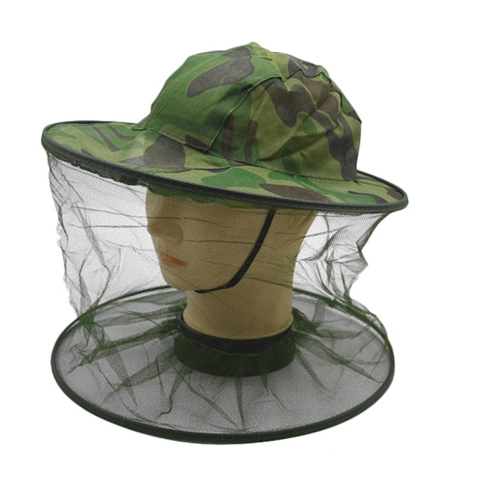Mosquito Head Face Protector Net Hat Insect Bugs Bee Proof Mesh Hat Outdoor Fishing Sun Cap
