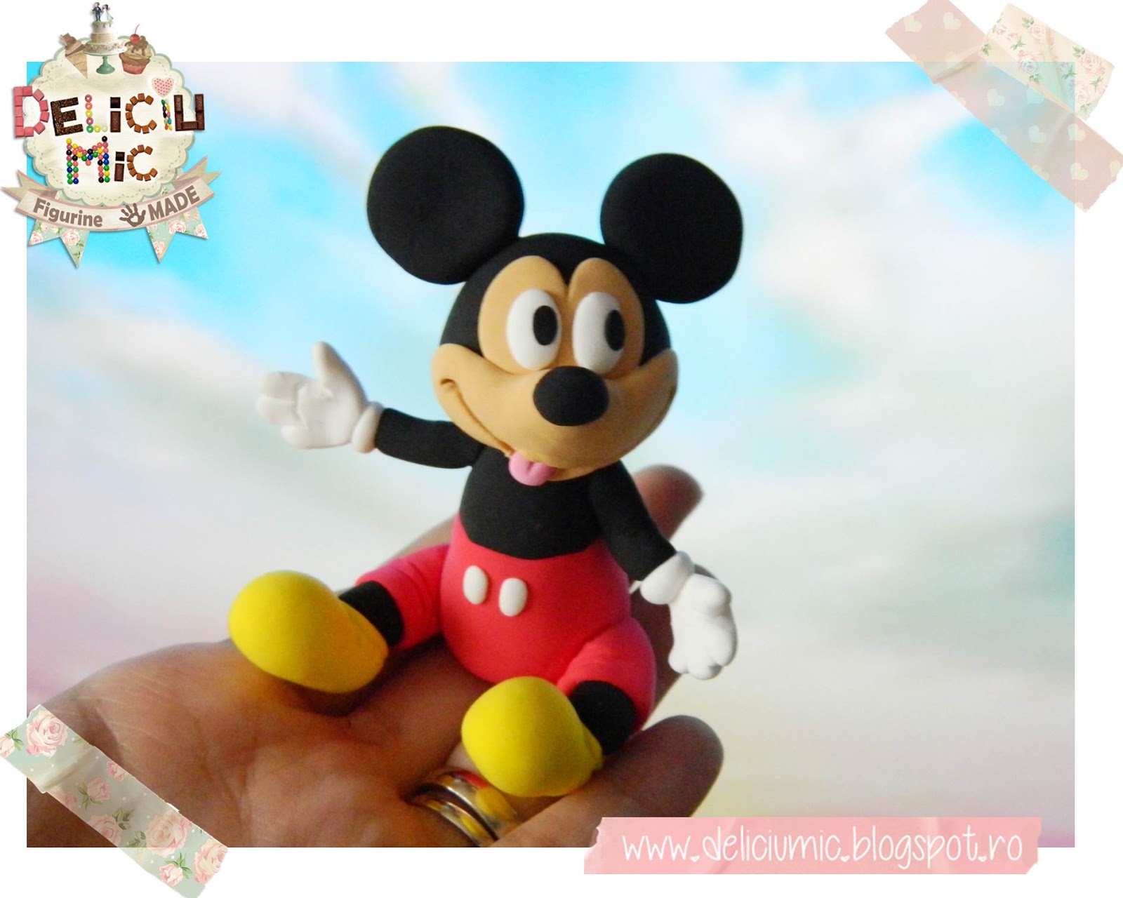 Figurina de tort Mickey Mouse