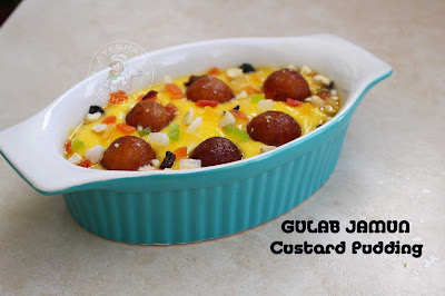 gulab jamun custard pudding caramel custard easy simple pudding 