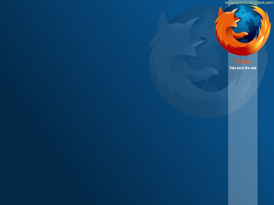 Firefox Blue Standard Resolution Wallpaper