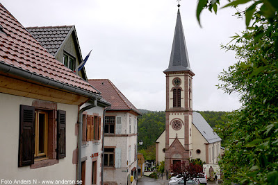 Thannenkirch, bergsby, alpby, by i bergen, alperna, vogesby, vogeserna, village in the mountains, alsace, elsass