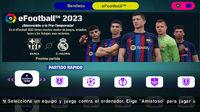PREVIEW! EFOOTBALL PES 2023 PPSSPP ANDROID NUEVAS NOVEDADES, GRAFICOS HD, FICHAJES Y KITS 2023