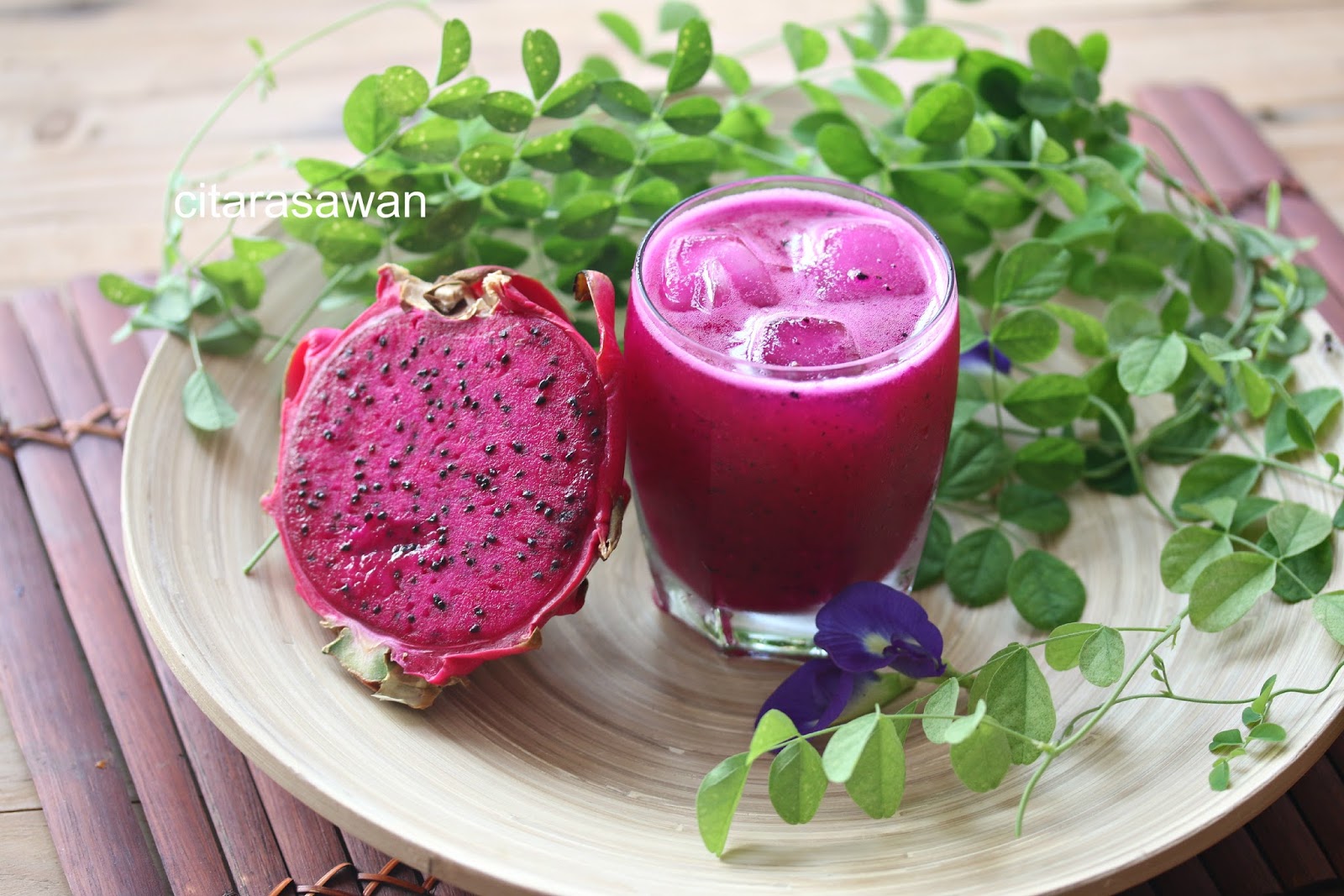 Jus Buah Naga / Dragon Fruit Juice ~ Resepi Terbaik